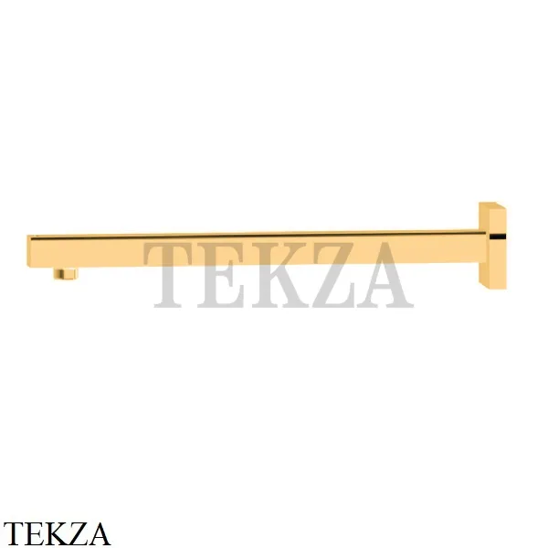 Newform Кронштейн для душа квадрат настенный L=350 27674.61.020, PVD Glossy gold