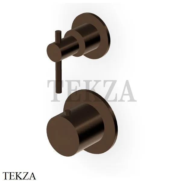 Zucchetti Helm Термостат для душа на 1 поток, внешняя часть ZHL801.XP21, brushed chocolate PVD
