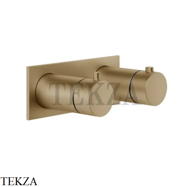Gessi Ingranaggio-Anello  Термостат для душа на планке, 1 поток, внешняя часть 63332-726, Warm Bronze Br.