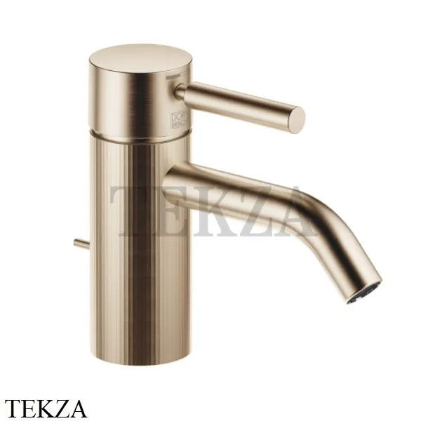 Dornbracht Meta Смеситель для раковины 125, с донным клапаном 33505660-46, Brushed Champagne (22kt Gold)