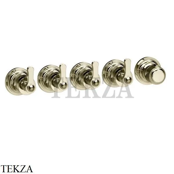 Gessi VENTI20 Термостат для душа, 4 потока, внешняя часть 65338-710, Brass PVD