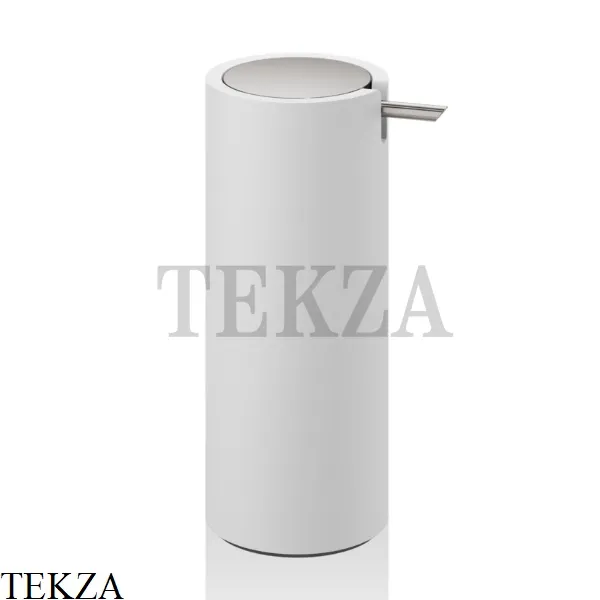 Decor Walther Stone White SSP Настольный дозатор для жидкого мыла или лосьона 0972355, белый матовый-stainless steel