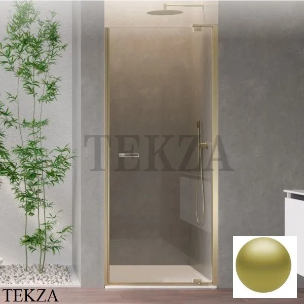 Duka natura 4000 Дверь в нишу распашная 70 крепеж справа, A-DTNR700BRPA10, brass pearl