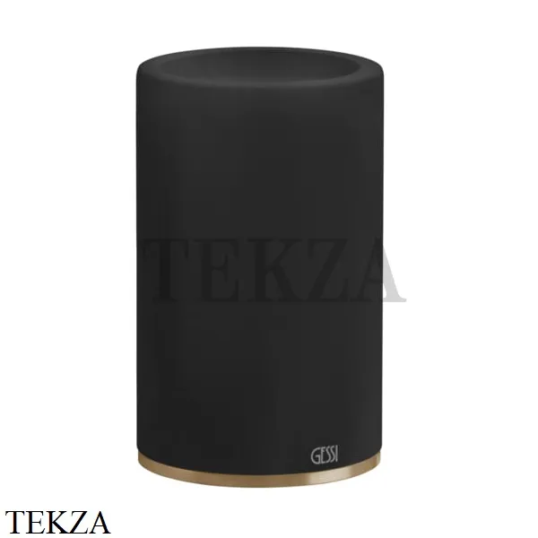 Gessi 316 ACCESSORIES Стакан для зубных щеток настольный композит черный 54732-726, Warm Bronze Br.