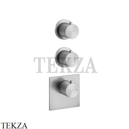 Gessi 316 WELLNESS Термостат 2 потока, внешняя часть 54504-239, Steel Brushed