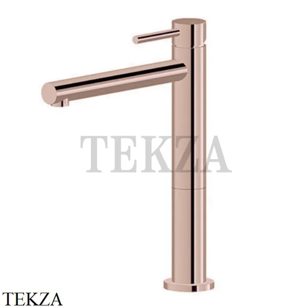 Newform MINI-X PRO Смеситель для раковины средний, без гарнитуры, 61307.M0.075, Copper glossy