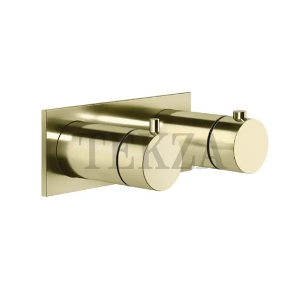 Gessi Ingranaggio-Anello Термостат для душа на планке, 1 поток, внешняя часть 63332-710, Brass PVD