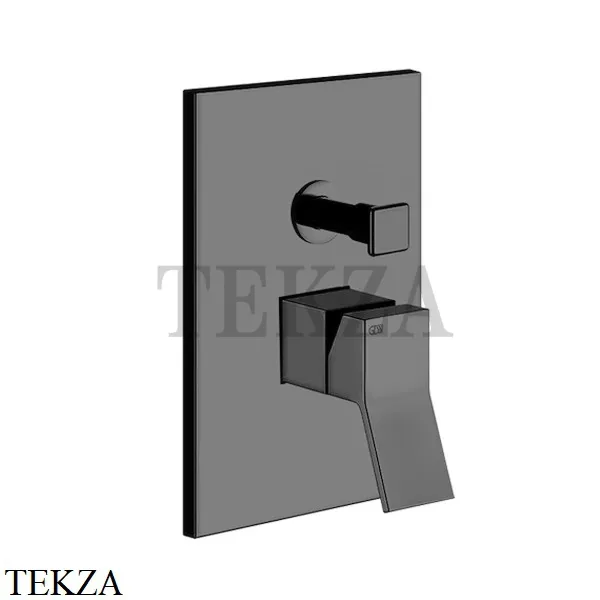 Gessi RETTANGOLO K Смеситель для душа 2 потока, внешняя часть 53079-707, Black Metal Brushed