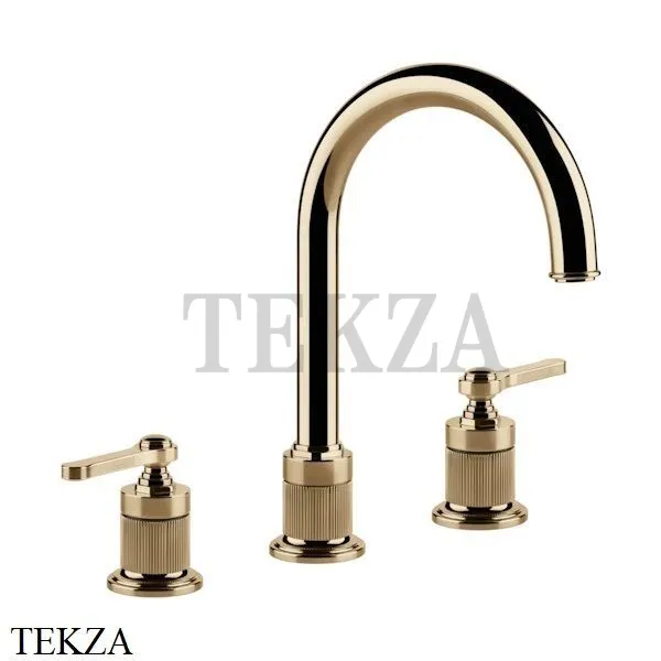 Gessi VENTI20 Смеситель для раковины зонтичный, с донным клапаном 65015-735, Warm Bronze PVD