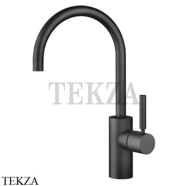 Dornbracht Meta Смеситель для раковины высокий 165, без гарнитура 33565661-33, черный матовый