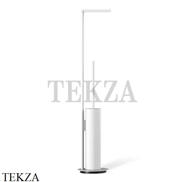 Decor Walther MIKADO MK SBK Стойка с ершиком и бумагодержателем 0522350, белый матовый