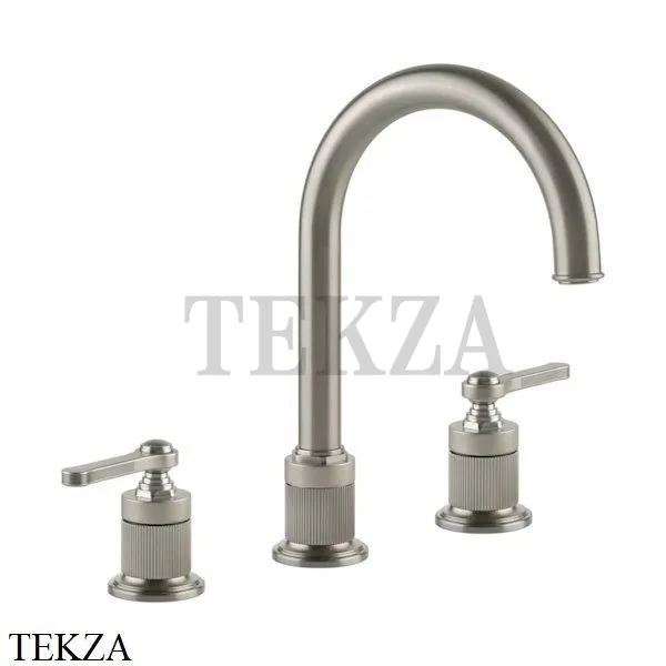 Gessi VENTI20 Смеситель для раковины зонтичный, с донным клапаном 65015-149, Finox Brushed Nickel