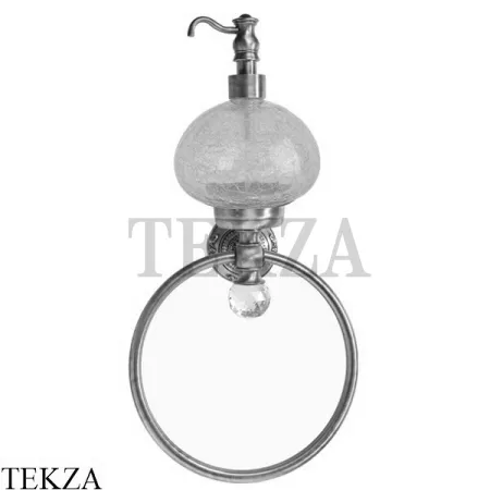 Migliore Cristalia SWAROVSKI Дозатор для жидкого мыла или лосьона 16832, золото глянец