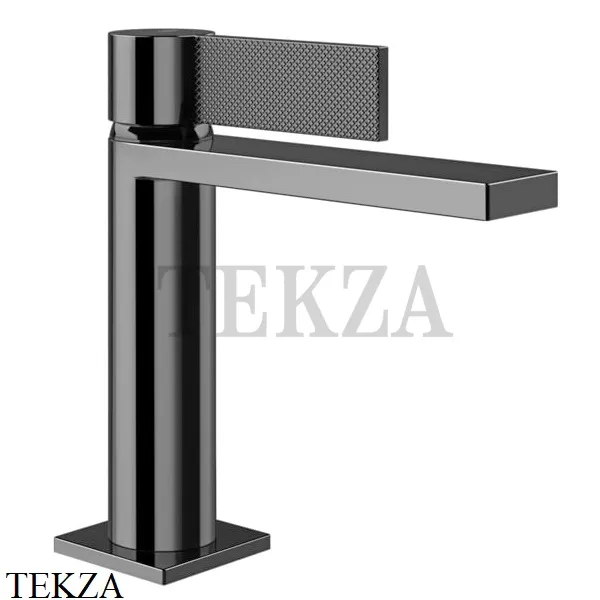 Gessi Inverso Diamantato Смеситель для раковины, с донным клапаном 73651-706, Black Metal
