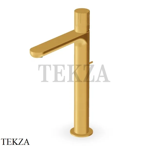 Zucchetti Todd Смеситель для раковины высокий, с донным клапаном ZTD701.C41, brushed gold