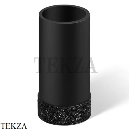 Decor Walther ROCKS Стакан для зубных щеток Swarovski® 0934760, черный матовый STONE