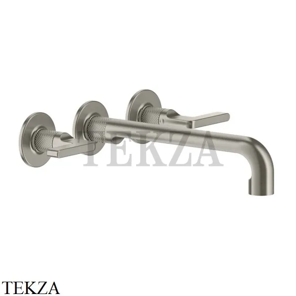 Gessi INCISO Смеситель для раковины излив длинный, внешняя часть 58092-149, Finox Brushed Nickel
