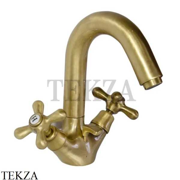 Nicolazzi NUOVA BRENTA Смеситель для раковины, с донным клапаном 2536BZ, бронза classic