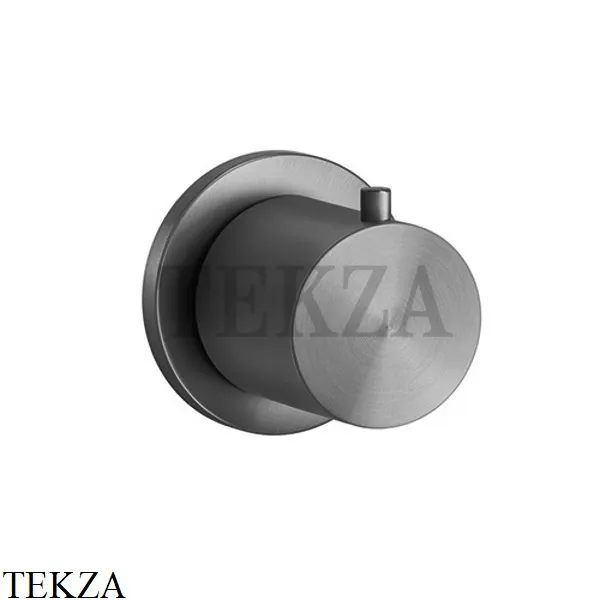 Gessi 316 WELLNESS Запорный вентиль, внешняя часть 54564-707, Black Metal Brushed