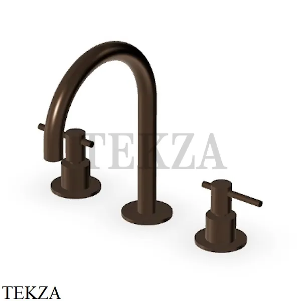 Zucchetti Helm Смеситель для раковины, без донного клапана ZHL515.XP21, brushed chocolate PVD
