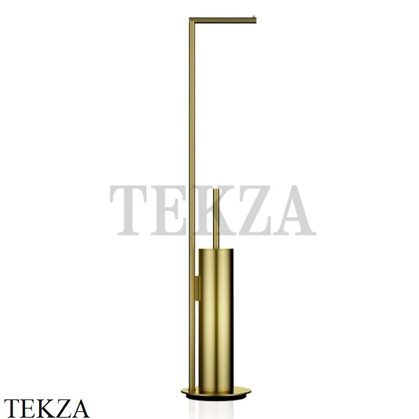 Decor Walther MIKADO MK SBK Стойка с ершиком и бумагодержателем 0522311, латунь матовая
