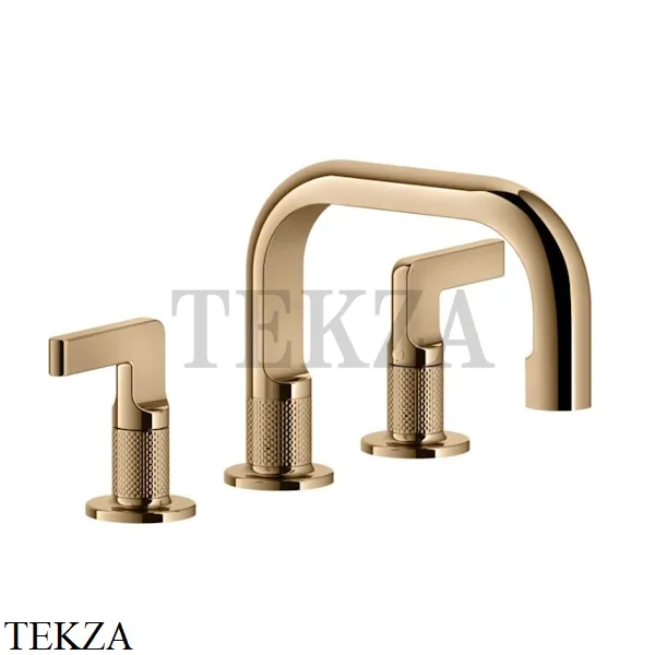 Gessi INCISO Смеситель для раковины, без гарнитура 58012-735, Warm Bronze