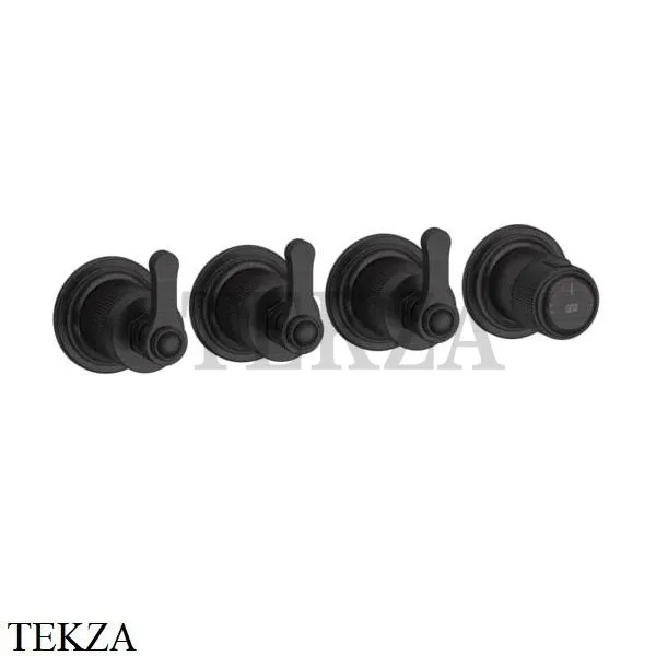 Gessi VENTI20 Термостат для душа, 3 потока, внешняя часть 65336-187, Aged Bronze