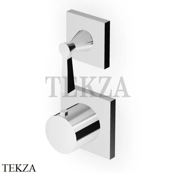 Zucchetti Bellagio Термостат для душа, 1 выход внешняя часть ZB2801, хром глянец
