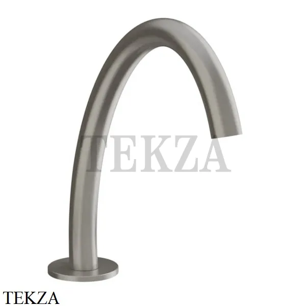 Gessi Origini NEUTRAL Излив для раковины на борт средний 66021-149, Finox Brushed Nickel