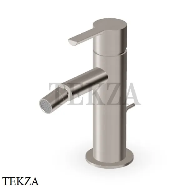 Zucchetti Gill Смеситель для биде, с донным клапаном ZGL386.C3, brushed nickel