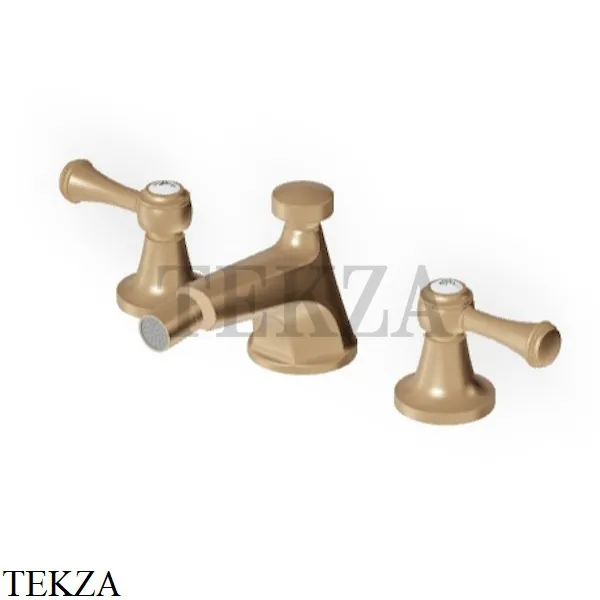 Zucchetti Agora Classic Смеситель для биде с донным клапаном ZAL370.P31, brushed british gold PVD