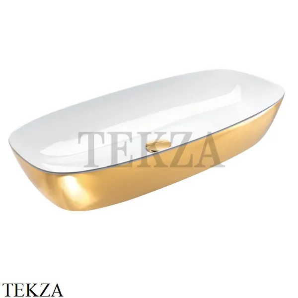 Catalano Gold&Silver Alvea Раковина накладная, без перелива 180APGRLXBO, Золото на белом
