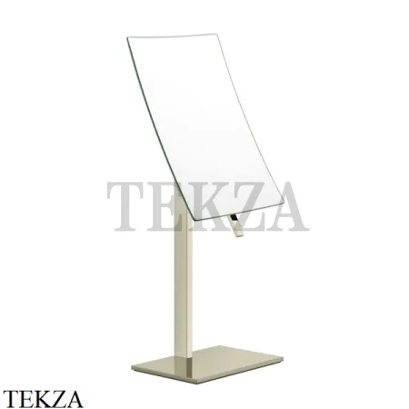 Gessi Rettangolo Зеркало косметическое поворотное х2, без подсветки 20988-720, Nickel PVD