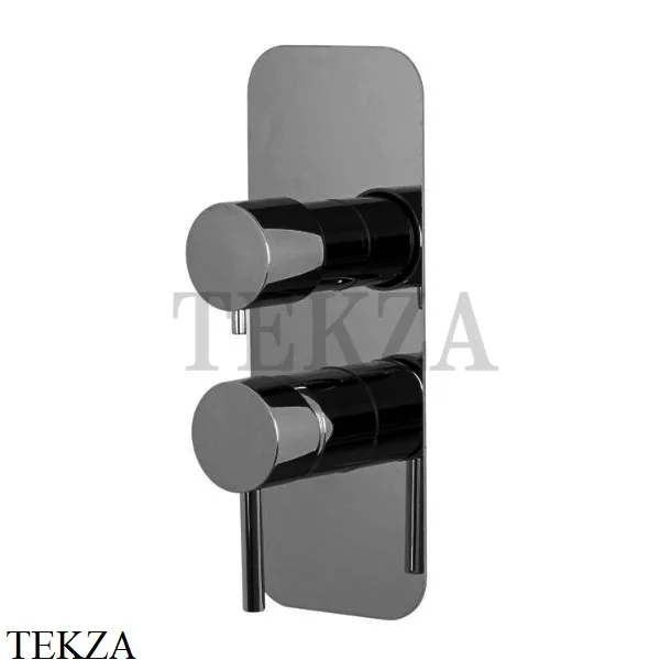 FIMA Carlo Frattini Maxima Смеситель для душа 2-3 потока F5309X6CS, Brushed black chrome