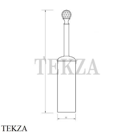 Migliore Amerida SWAROVSKI Ершик напольный 16597, золото глянец