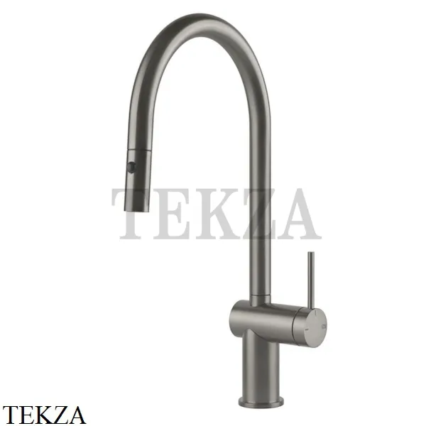 Gessi KITCHEN Inedito Смеситель для кухни с выдвижной лейкой 60413-149, Finox Brushed Nickel