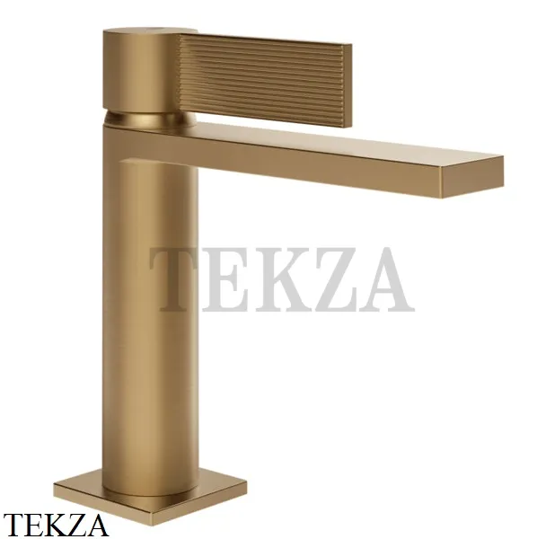Gessi Inverso RIGATO Смеситель для раковины, с донным клапаном 73551-726, Warm Bronze Br.