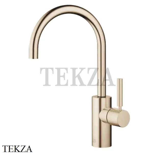 Dornbracht Meta Смеситель для раковины высокий 165, без гарнитура 33565661-46, Brushed Champagne (22kt Gold)