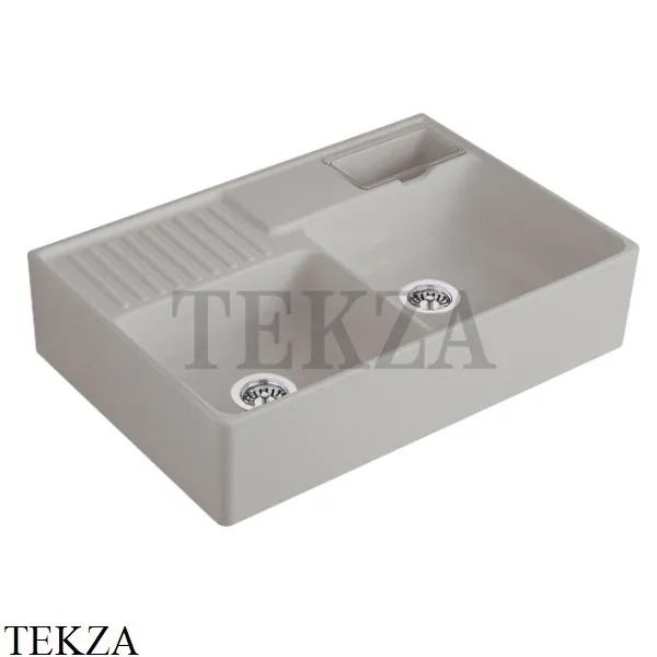 Villeroy & Boch DOUBLE-BOWL SINK Кухонная мойка, с двумя чашами, с ручным управлением 632391KD, Fossil Ceramicplus