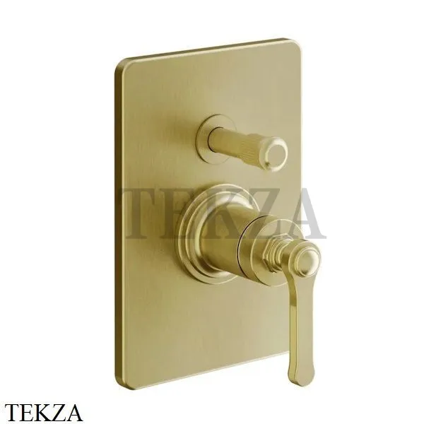 Gessi VENTI20 Смеситель для душа, 2 поток, внешняя часть 65079-716, Gold Br. PVD