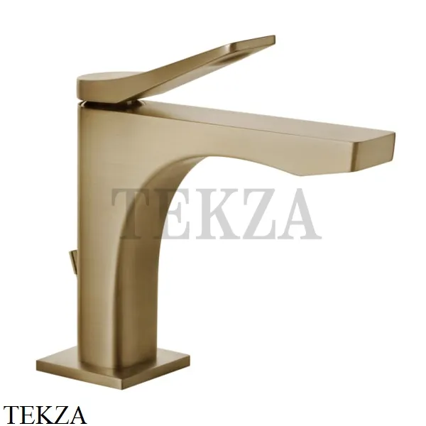 Gessi RILIEVO Смеситель для раковины, с донным клапаном 59001-726, Warm Bronze Br