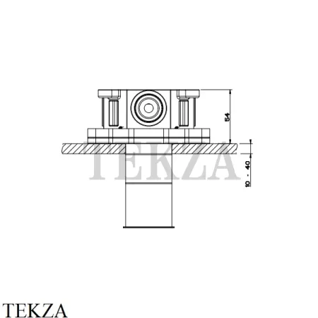 Gessi Встраиваемая часть для смесителя для душа 54055-239