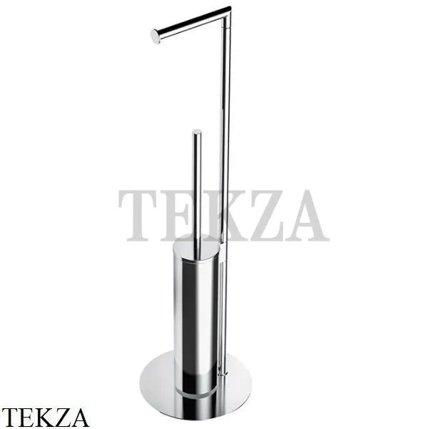 Colombo Mini Стойка напольная WC с держателем, ершик B4018.CR, хром глянец