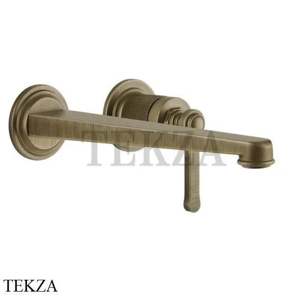 Gessi VENTI20 Смеситель для раковины длинный, внешняя часть 65088-713, Antique Brass