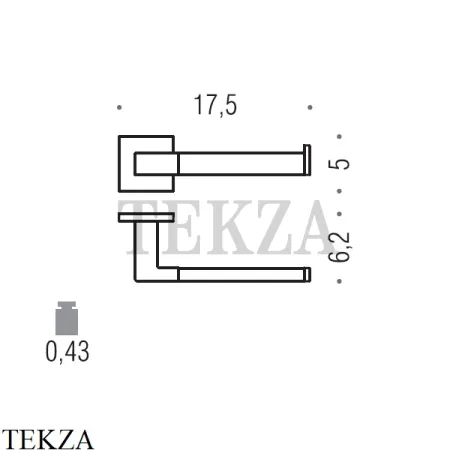 Colombo BASIC Q Держатель для туалетной бумаги без крышки B3708D.CR, хром глянец