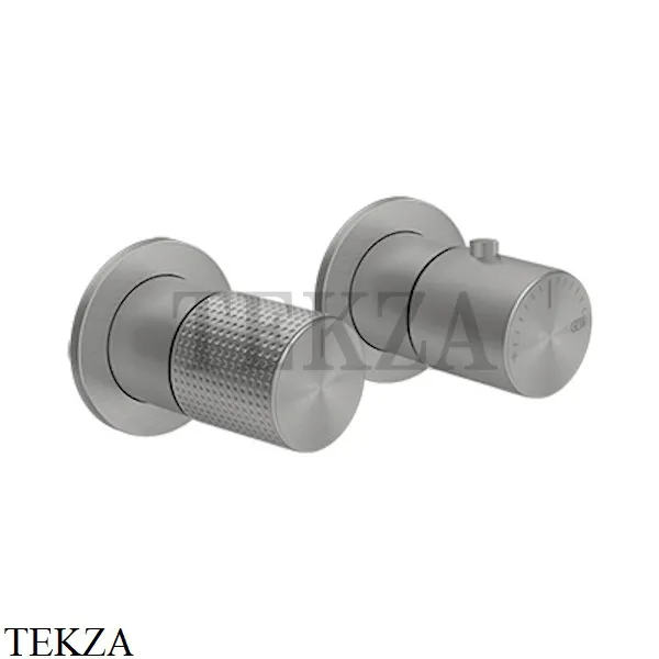 Gessi Habito CESELLO Термостат для душа на 1 поток, внешняя часть 70432-149, Finox Brushed Nickel