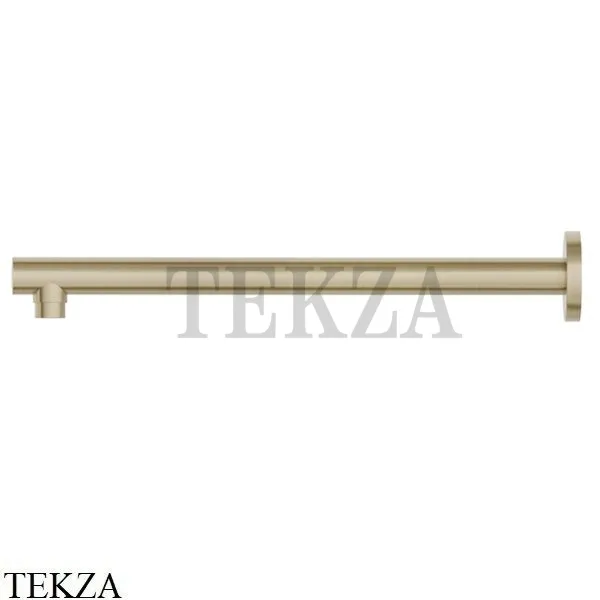 Newform Кронштейн для душа круглый настенный L=350 29390X.59.098, PVD Brushed pale gold
