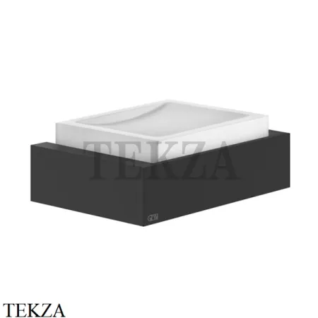 Gessi Rettangolo Мыльница настенная с держателем 20801-299, белый-Black XL