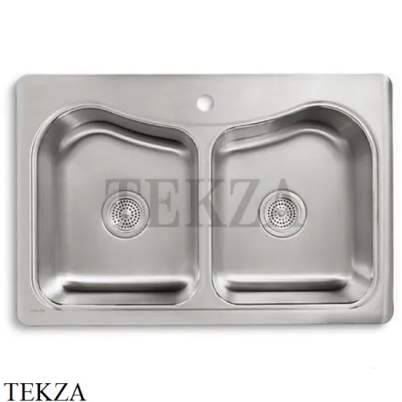 Kohler Staccato Мойка для кухни с 1 отв. под смеситель K-3369-1-NA, нержавеющая сталь