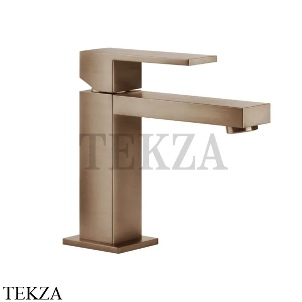 Gessi Rettangolo Смеситель для раковины, без сливного гарнитура 20002-708, Copper Brushed
